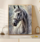 Preview: Diamond Painting  Majestätischer Weißes Pferd
